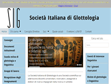 Tablet Screenshot of glottologia.org